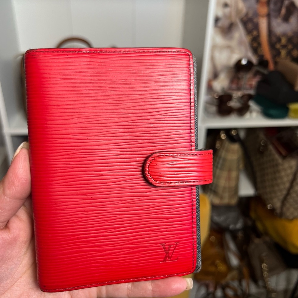 Louis Vuitton Red Agenda